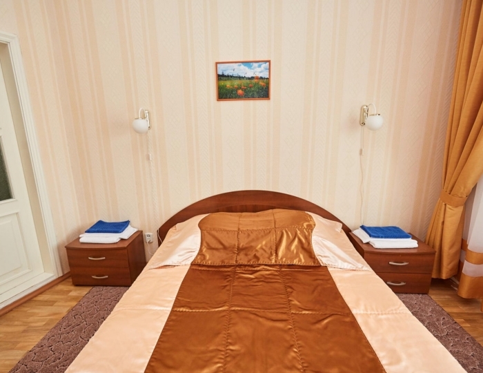 1-местный номер полулюкс с 1 двуспальной кроватью - Санаторий «Солнечный» Братск