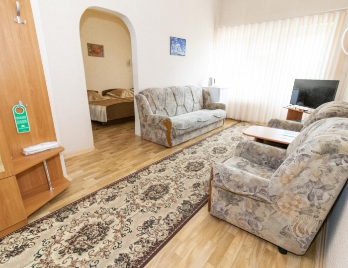 1-местный номер полулюкс с 1 двуспальной кроватью - Санаторий «Солнечный» Братск